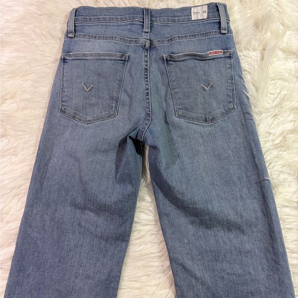 Hudson Rosalie High Rise Wide Leg Distressed Jeans - Picture 6 of 9